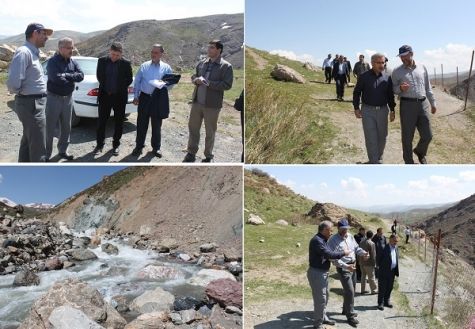 بازدید مدیرکل میراث‌فرهنگی آذربایجان غربی و مدیرعامل سازمان همیاری شهرداری از منطقه نمونه گردشگری سوله دوکل