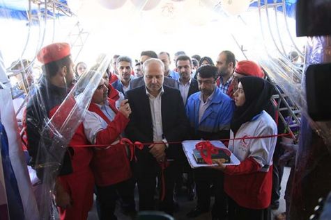 بازدید استاندار گلستان از کمپ هلال‌احمر شهرستان گرگان