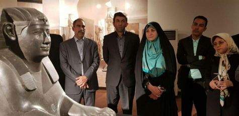 بازدید دو عضو شورای شهر تهران از  نمایشگاه موزه لوور
