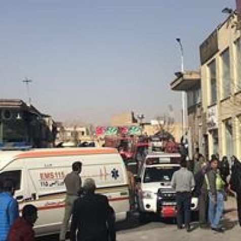 اجرای مانور حوادث طبیعی در مسجد امام سمنان